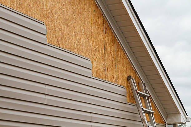 Professional Siding Inspection technician working in Kings Park, NY